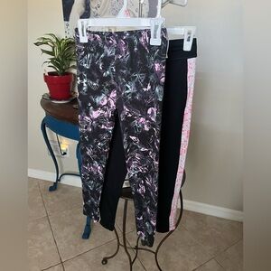 NWT Girls Under Armour Leggings / Pants Bundle Lot - 6X